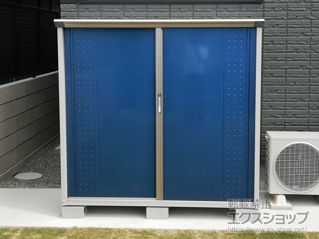 大阪府和泉市のの物置・屋外倉庫 グランプレステージジャンプ 1695×750×1600（GP-177B-F） GP-177B-F-DB 施工例