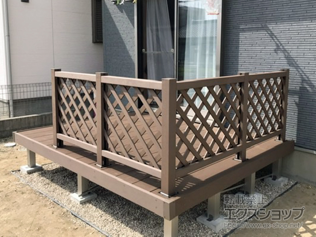 愛知県岡崎市ののウッドデッキ マージウッドデッキ 施工例