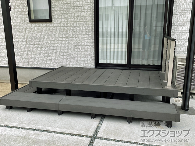 熊本県熊本市ののウッドデッキ リウッドデッキ 200 施工例