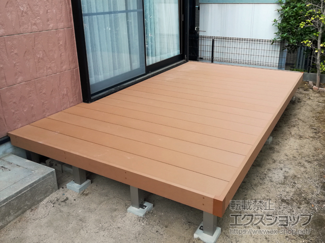 広島県廿日市市ののウッドデッキ リウッドデッキ 200 施工例