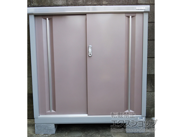 東京都大田区のの物置・屋外倉庫 シンプリー 一般型 1100×415×1103（MJX-114B） MJX-114B-AR 施工例