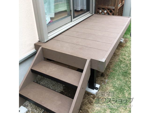 東京都多摩市ののウッドデッキ マージウッドデッキ 施工例