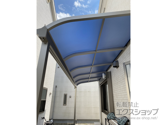 兵庫県西脇市ののテラス屋根 ソラリア R型 テラスタイプ 単体 積雪〜20cm対応 施工例