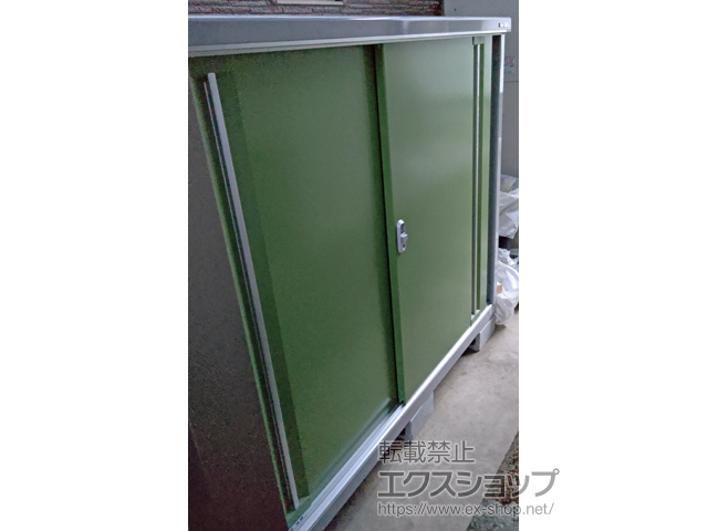 兵庫県加古川市のの物置・屋外倉庫 シンプリー 一般型 1520×515×1303（MJX-155C） MJX-155C-LG 施工例