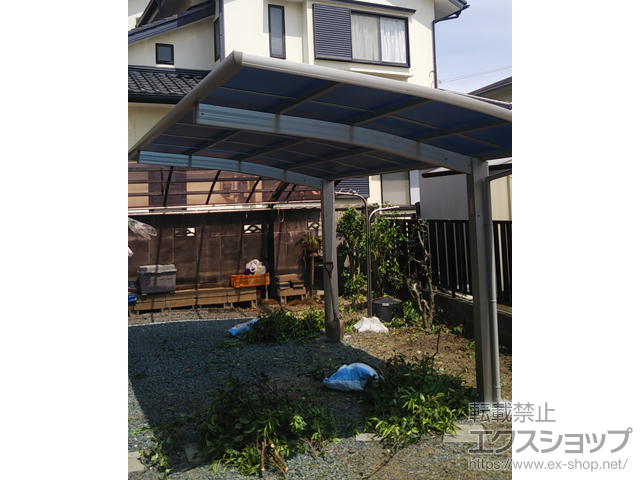 福岡県糟屋郡篠栗町ののカーポート プレシオスポート 積雪〜20cm対応 施工例