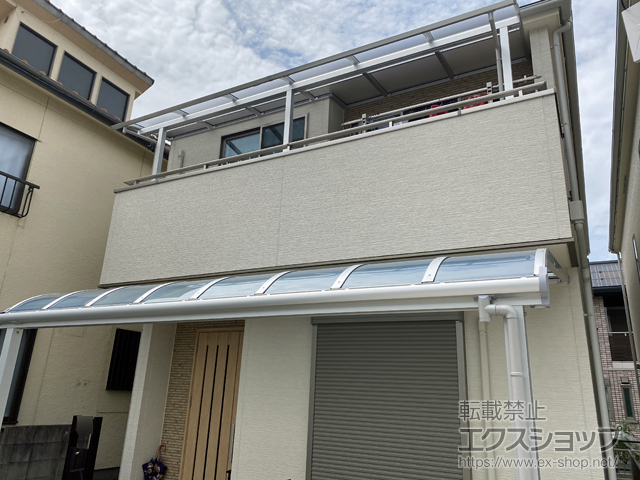 愛知県名古屋市ののテラス屋根 ソラリア R型 テラスタイプ 単体 積雪〜20cm対応 施工例