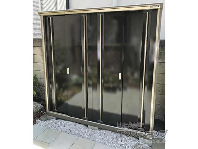 東京都練馬区のの物置・屋外倉庫 ナイソーシスター　1940×720×1903 KMW-197EP-CB 施工例