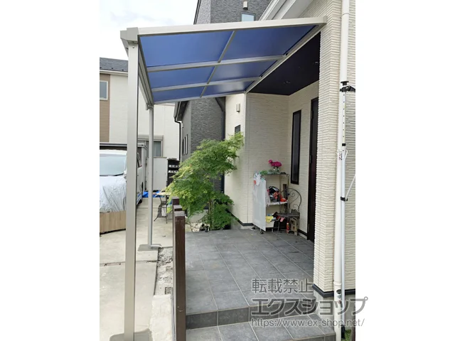 神奈川県平塚市のValue Selectのテラス屋根 プレシオステラスII F型 テラスタイプ 単体 積雪～20cm対応 施工例
