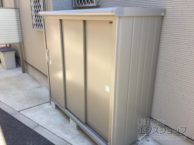 京都府宇治市のの物置・屋外倉庫 エスモ 一般型 1650×650×1501（ESE-1606E） ESE-1606E-SS 施工例