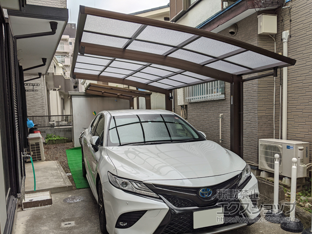 埼玉県戸田市ののカーポート プレシオスポート 積雪〜20cm対応 施工例