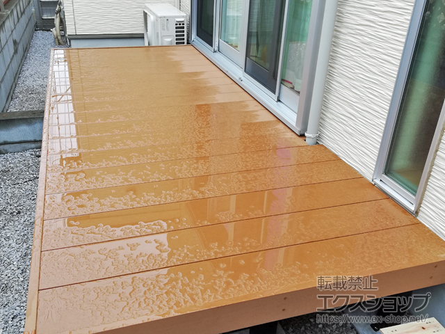 埼玉県富士見市ののウッドデッキ マージウッドデッキ 施工例