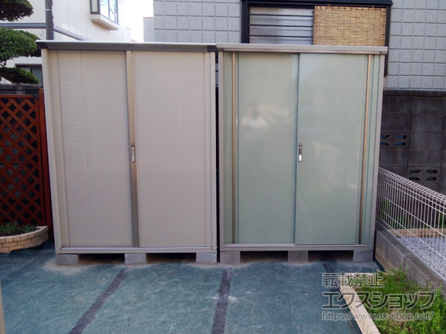 埼玉県川越市のの物置・屋外倉庫 グランプレステージジャンプ 1488×750×1900 GP-157A-T-MW 施工例