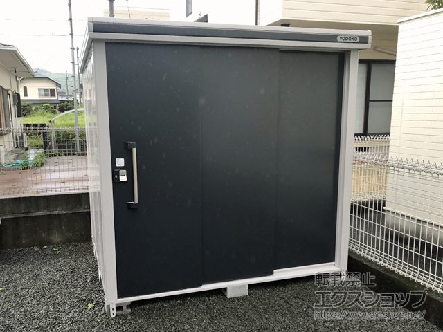 徳島県徳島市のの物置・屋外倉庫 エルモ 一般型 2220×1870×2118 LMD-2218-SM 施工例