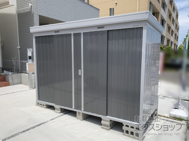 愛知県名古屋市のの物置・屋外倉庫 ネクスタ 一般型 3050×1370×2020 NXN-45S-PG 施工例