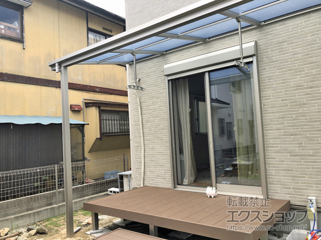 福岡県北九州市ののウッドデッキ リウッドデッキ 200 施工例