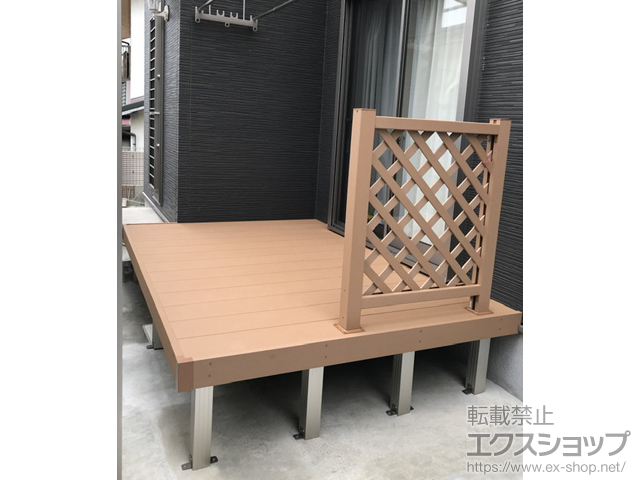 福岡県福岡市ののウッドデッキ マージウッドデッキ 施工例