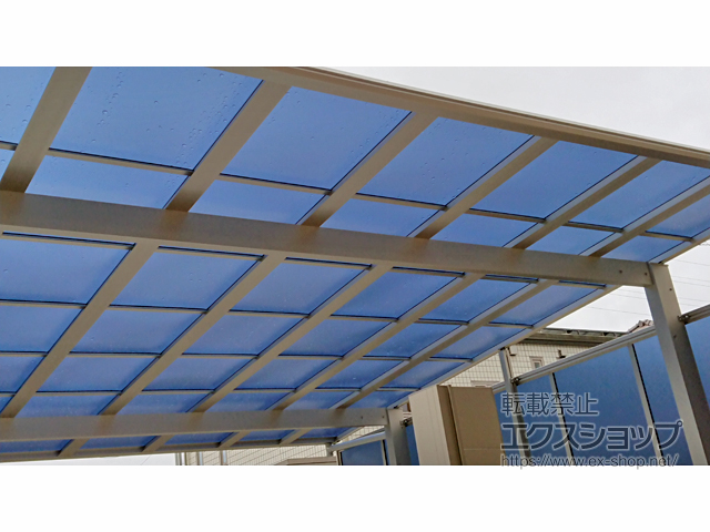 愛媛県今治市ののカーポート エフルージュ ツイン FIRST 積雪〜20cm対応 施工例