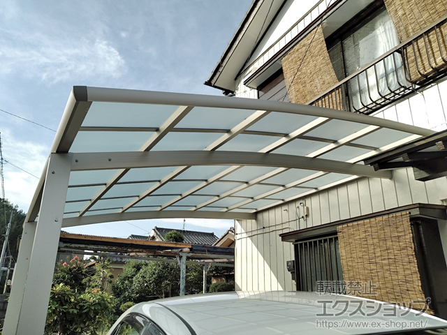 千葉県香取郡多古町ののカーポート レイナベーカポートグラン　積雪〜20cm対応 施工例