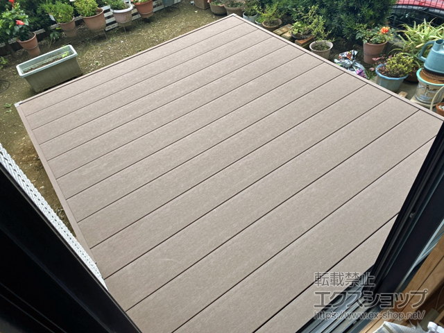 神奈川県横浜市ののウッドデッキ リウッドデッキ 200 施工例