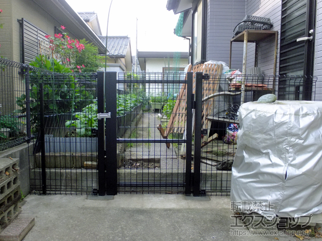 新潟県新潟市ののフェンス・柵 ユメッシュHR型 フリー支柱タイプ 施工例