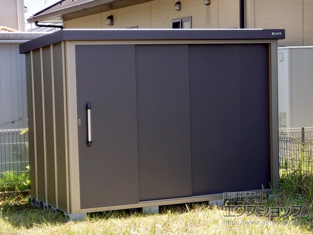 宮城県黒川郡大和町のの物置・屋外倉庫 エスケーエイト SK8-130 一般型 2600×1600×1940 SK8-130-GK 施工例