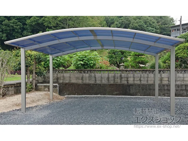 岡山県美作市のValue Selectのカーポート プレシオスポート ワイド 積雪～20cm対応 施工例