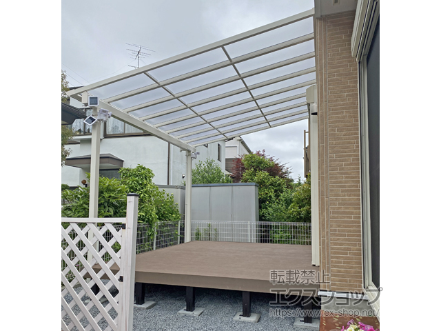 千葉県柏市ののウッドデッキ リウッドデッキ 200 施工例