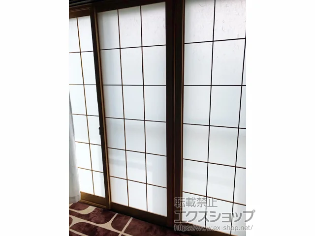 山梨県北杜市のLIXIL リクシル（トステム）の内窓（二重窓・二重サッシ） インプラス ダストバリア仕様 引違い窓 4枚建 施工例