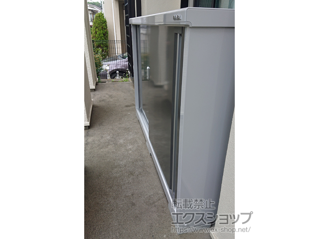 東京都国分寺市のの物置・屋外倉庫 シンプリー 一般型 1740×515×1103（MJX-175B） MJX-175B-PG 施工例