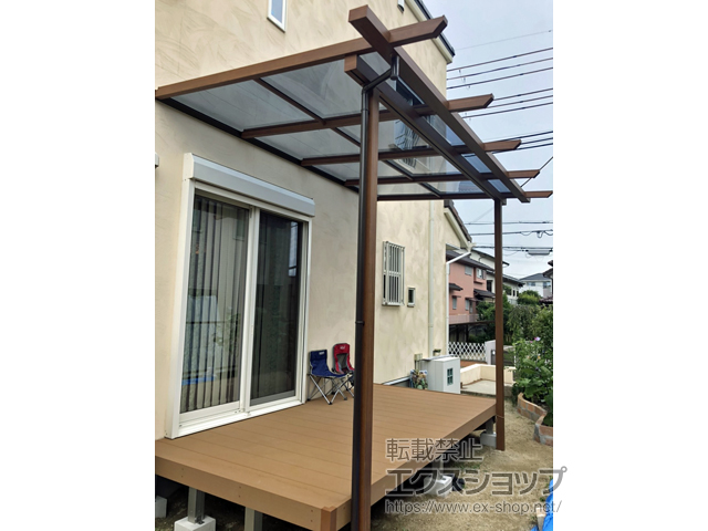 兵庫県神戸市ののウッドデッキ リウッドデッキ 200 施工例