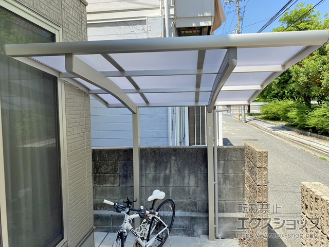 山口県周南市ののサイクルポート・駐輪場 プレシオスポート ミニ 積雪〜20cm対応 施工例