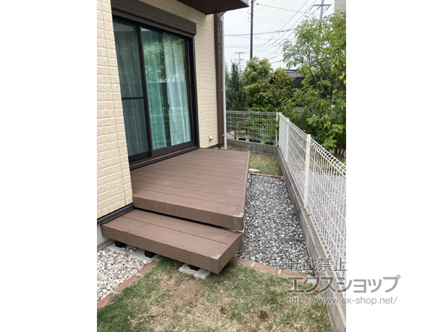 東京都日野市ののウッドデッキ リウッドデッキ 200 施工例