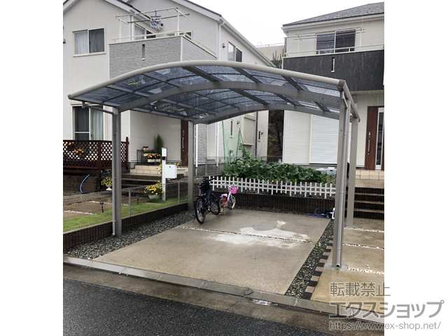 兵庫県川辺郡猪名川町ののカーポート レイナツインポートグラン　積雪〜20cm対応 施工例