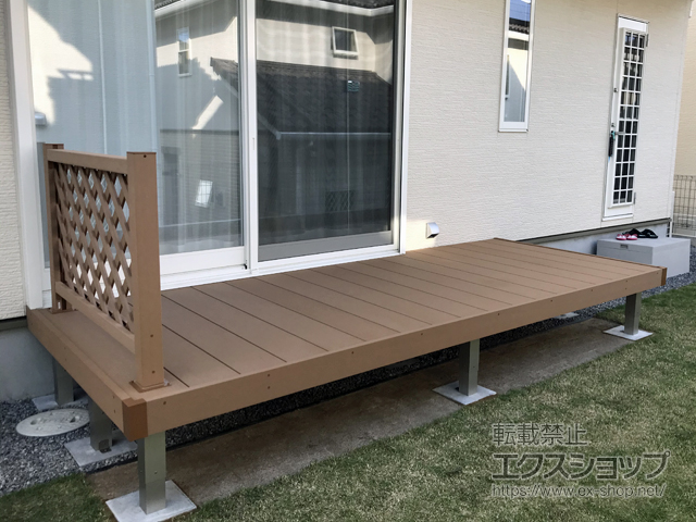 千葉県四街道市ののウッドデッキ マージウッドデッキ 施工例