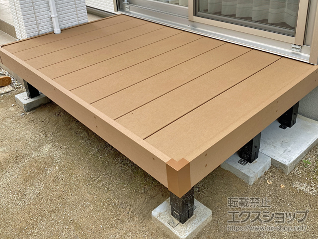 愛知県田原市ののウッドデッキ マージウッドデッキ 施工例