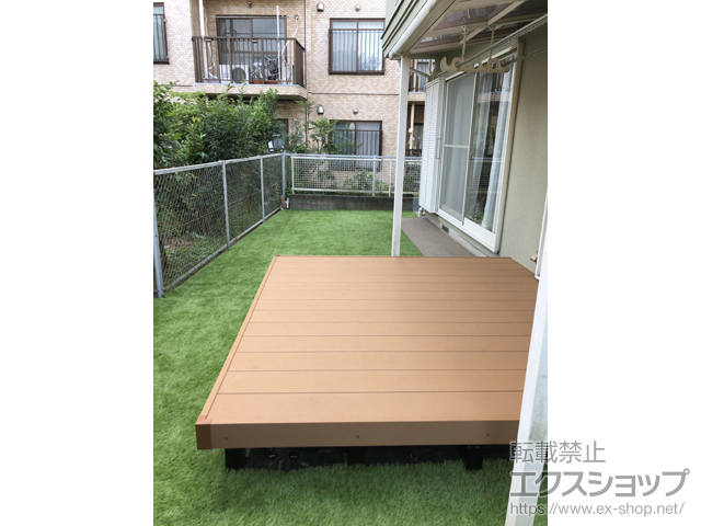 神奈川県川崎市ののウッドデッキ リウッドデッキ 200 施工例