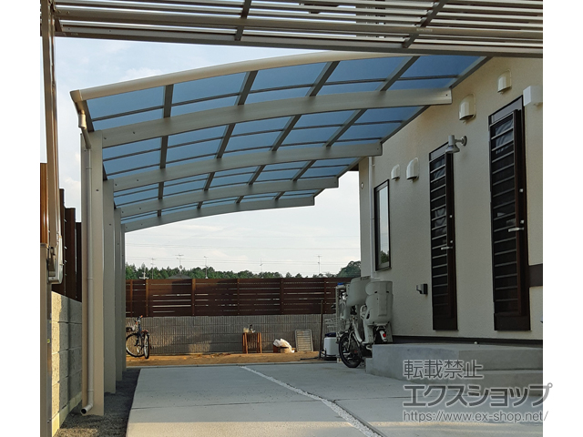 京都府京都市ののカーポート レイナポートグランZ 延長　積雪〜20cm対応 施工例