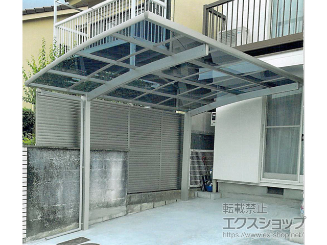 高知県高知市ののカーポート プレシオスポート 積雪〜20cm対応 施工例