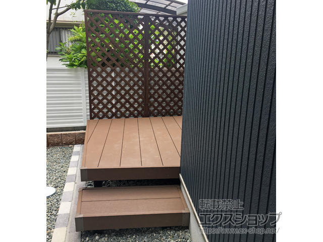 大阪府松原市ののウッドデッキ リウッドデッキ 200 施工例