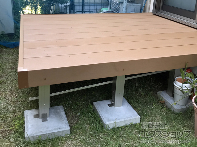 東京都国分寺市ののウッドデッキ マージウッドデッキ 施工例