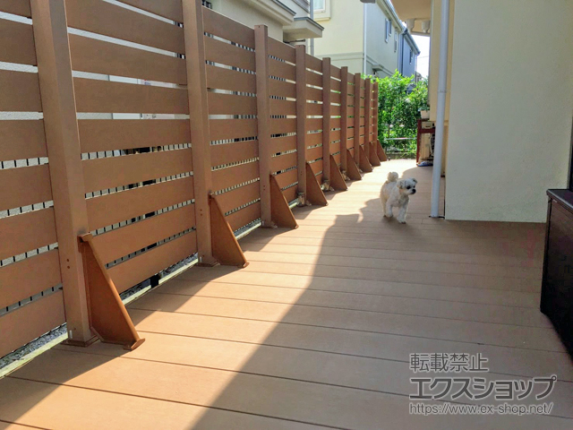 東京都調布市ののウッドデッキ リウッドデッキ 200 施工例