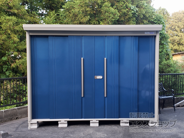 福島県いわき市のの物置・屋外倉庫 Mr.ストックマンダンディ 一般型 2900×1590×2110 ND-2915-DB 施工例