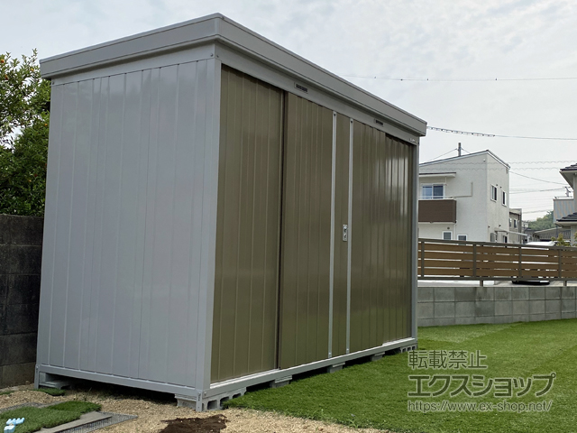 岡山県倉敷市のの物置・屋外倉庫 ネクスタ 一般型 3050×1370×2020 NXN-45S-MB 施工例