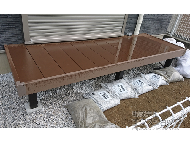 神奈川県横須賀市ののウッドデッキ マージウッドデッキ 施工例