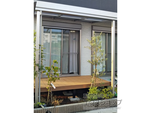 東京都東久留米市ののウッドデッキ マージウッドデッキ 施工例