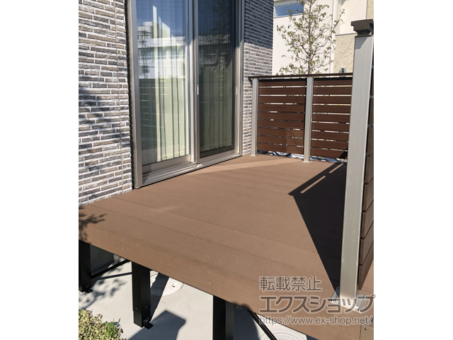 大阪府八尾市ののウッドデッキ リウッドデッキ 200 施工例