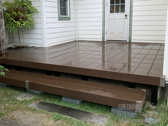千葉県長生郡一宮町ののウッドデッキ リウッドデッキ 200 施工例
