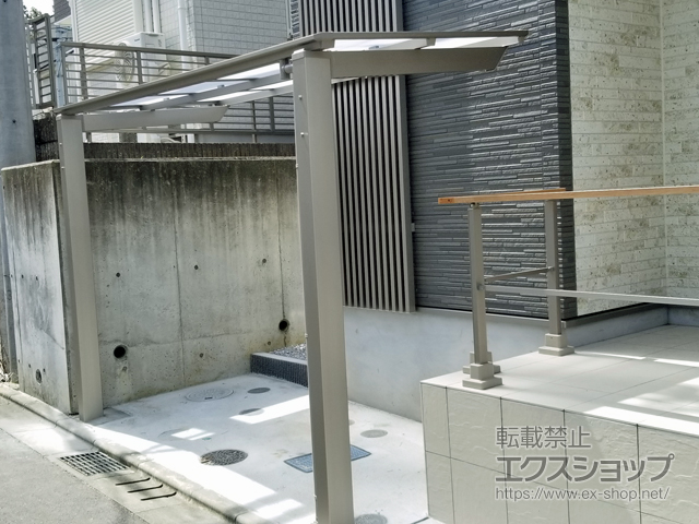 東京都町田市ののサイクルポート・駐輪場 ネスカFミニ (フラットスタイル) 積雪〜20cm対応 施工例