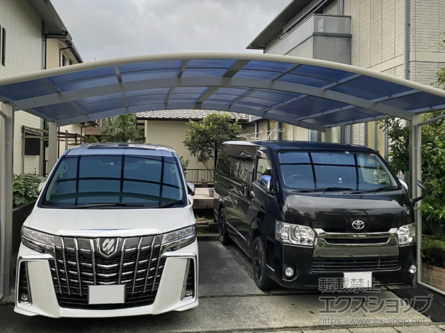 熊本県合志市ののカーポート レイナツインポートグラン　積雪〜20cm対応 施工例