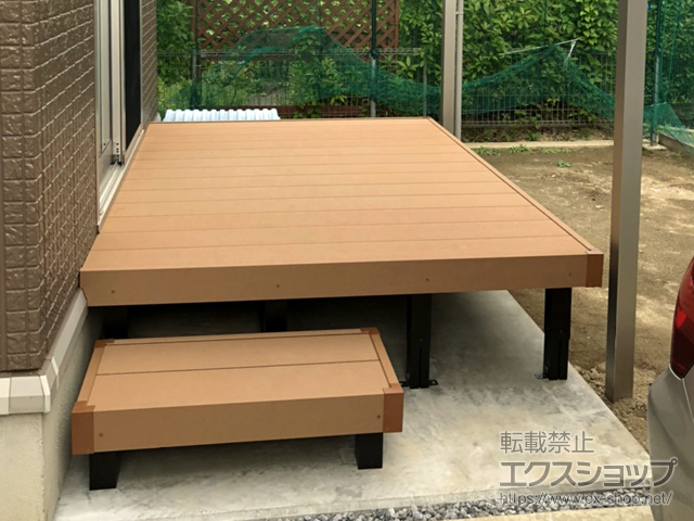 長野県長野市ののウッドデッキ リウッドデッキ 200 施工例